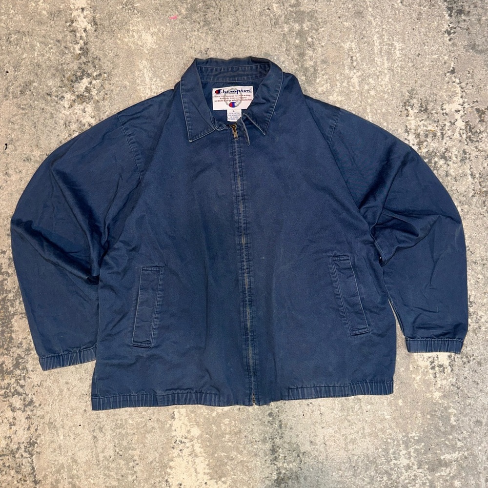 😁 Champion Blue Lightweight Shirt Jacket